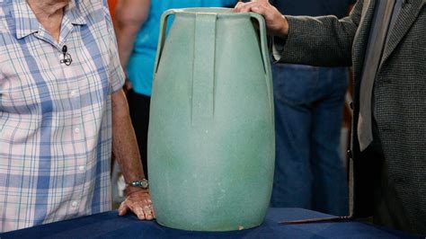 antiques roadshow metal boxes|antique roadshow teco vase.